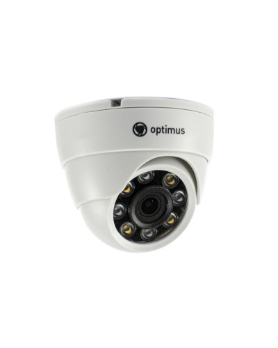 IP-E024.0(2.8)PL. Видеокамера IP купольная. Optimus в Якутске