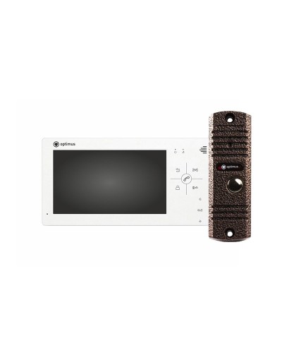 VM-7.0 (w)+ DS-700L (медь). Комплект видеодомофона. Optimus в Якутске