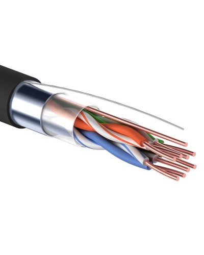F/UTP 4PR 24AWG, CAT5e. OUTDOOR, 305м. PROconnect (01-0154). Кабель «витая пара» (LAN) для структурированных систем связи. PROCONNECT в Якутске