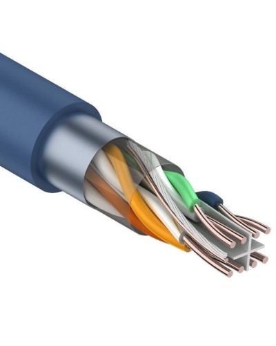F/UTP, CAT 6, PVC, 4PR, 23AWG, омедненный INDOOR, SOLID, серый, 305м, PROconnect (01-0147-3). Кабель «витая пара» (LAN) для структурированных систем связи. PROCONNECT в Якутске