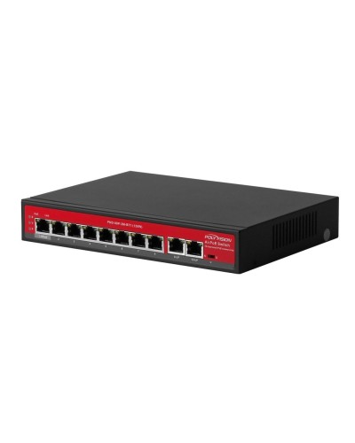 PND-08P-2M-BT1 (120W). Коммутатор AI 10-портовый с функцией PoE. Polyvision в Якутске