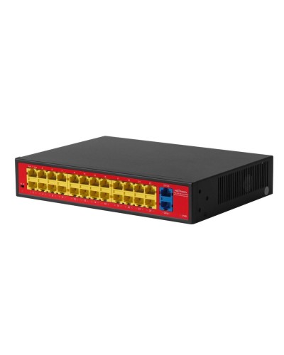 PND-24P-2G Lite (250W). Коммутатор неуправляемый 26-портовый с функцией PoE. Polyvision в Якутске