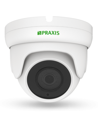 PE-7141IP 2.8. Видеокамера IP купольная. Praxis в Якутске