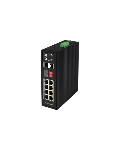 RVi-1NSIM8GP-2S. Коммутатор с питанием по PoE. RVi в Якутске