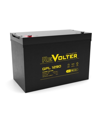 Revolter GPL 1290. Аккумулятор автомобильный герметичный свинцово-кислотный. Revolter в Якутске