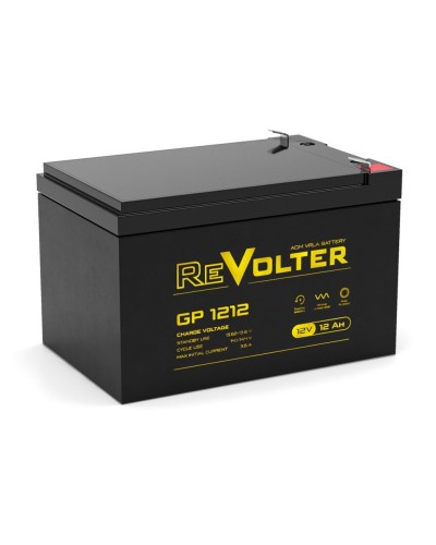 Revolter GP 1212. Аккумулятор автомобильный герметичный свинцово-кислотный. Revolter в Якутске