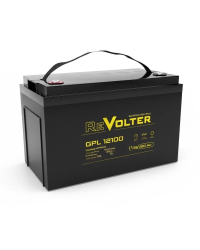 Revolter GPL 12100. Аккумулятор автомобильный герметичный свинцово-кислотный. Revolter в Якутске