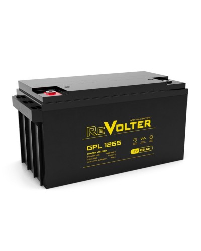 Revolter GPL 1265. Аккумулятор автомобильный герметичный свинцово-кислотный. Revolter в Якутске