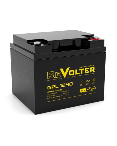 Revolter GPL 1240. Аккумулятор автомобильный герметичный свинцово-кислотный. Revolter в Якутске