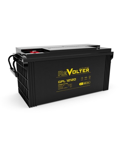 Revolter GPL 12120. Аккумулятор автомобильный герметичный свинцово-кислотный. Revolter в Якутске