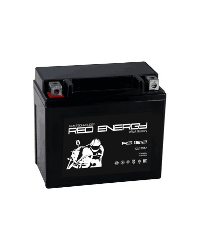 Red Energy RS 1212. Аккумулятор герметичный свинцово-кислотный стартерный. Red Energy в Якутске