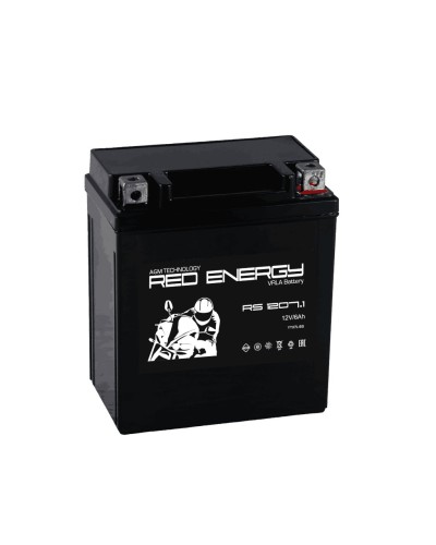 Red Energy RS 1207.1. Аккумулятор герметичный свинцово-кислотный стартерный. Red Energy в Якутске