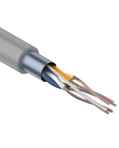 F/UTP, CAT 5e, PVC, 2PR, 24AWG, INDOOR, STRANDED, серый, 305м, REXANT (01-0125). Кабель «витая пара» (LAN) для структурированных систем связи. Rexant в Якутске