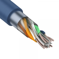F/UTP, CAT 6, PVC, 4PR, 23AWG, INDOOR, SOLID, синий, 305 м, REXANT (01-0147). Кабель «витая пара» (LAN) для структурированных систем связи. Rexant