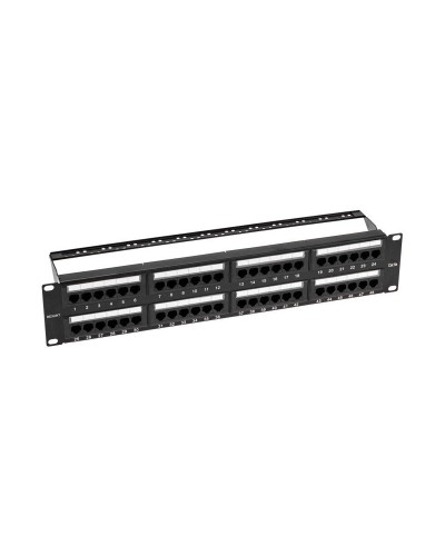Панель коммутационная с кабельными органайзерами 19", 2U, 48 портов, UTP, RJ-45, CAT 5e REXANT PRO (02-0032): Патч-панель 19" в Якутске