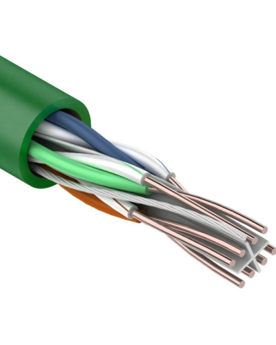 U/UTP, CAT 6, нг(А)-LSLTx, 4х2х0,575мм, 23AWG, INDOOR, SOLID, зеленый, 305м REXANT (01-0071). Кабель «витая пара» (LAN) для структурированных систем связи. Rexant в Якутске