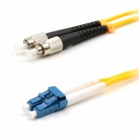 Патч-корд оптический переходной (SM), 9/125 (OS2), LC/UPC-FC/UPC, (Duplex), LSZH, 15м REXANT (50-2530): Патч-корд оптический