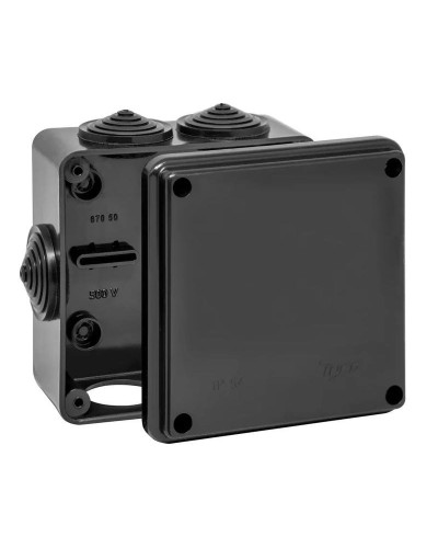 Коробка TYCO ОП 100х100х50мм УХЛ1 IP54 черный (67050Ч). Коробка распределительная. RuVinil в Якутске