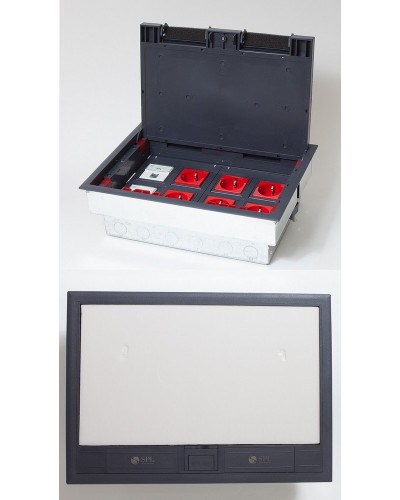 Люк на 8 постов (45х45), металл/пластик, с металлической коробкой, IP40 (300009). Люк. SPL в Якутске