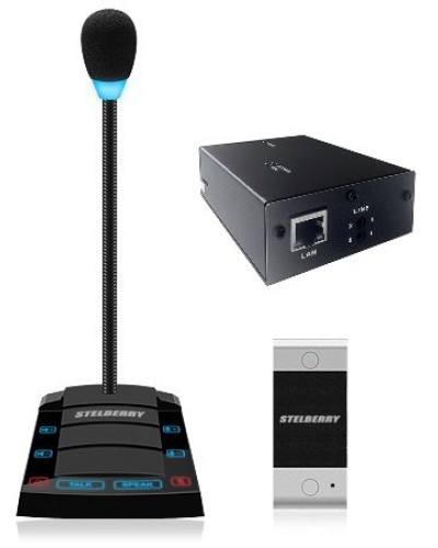 SX-510/1. Устройство переговорное клиент-кассир, дуплексное, с записью переговоров. STELBERRY в Якутске