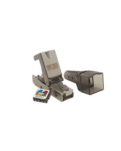 Коннектор 8P8C STP 6A (RJ-45) безынструментальный (10-0240). Разъем RJ-45. SUPRLAN в Якутске