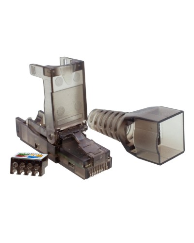 Коннектор 8P8C UTP 6A (RJ-45) безынструментальный (10-0239). Разъем RJ-45. SUPRLAN в Якутске