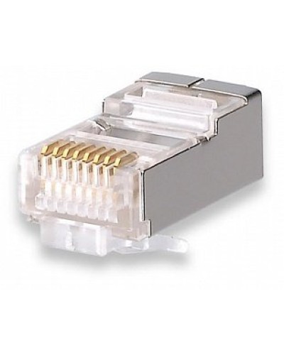 Коннекторы 8P8C FTP Cat.5e 3U (RJ-45) (100шт) (10-0201). Разъем RJ-45. SUPRLAN в Якутске
