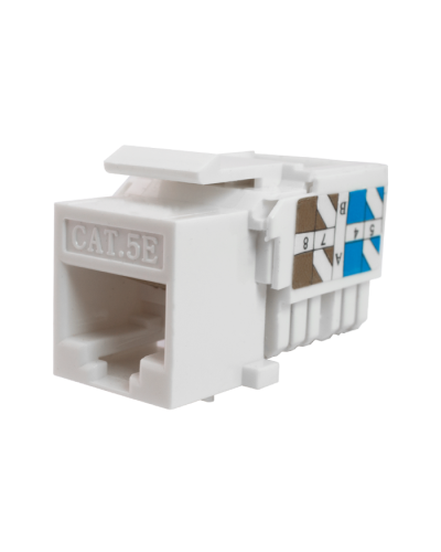 Модуль-вставка Keystone Кат5е, инстр.зад, белый UTP (10-0313): Вставка Keystone Jack RJ-45 в Якутске