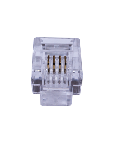 Коннекторы 4P4C (RJ-11) (100шт) (10-0229). Телефонный разъем 4P4C (RJ-11). SUPRLAN в Якутске