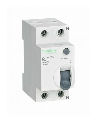 City9 Set 63А 2P 100мА AC 230В (C9R56263). Выключатель дифференциального тока. Systeme Electric в Якутске