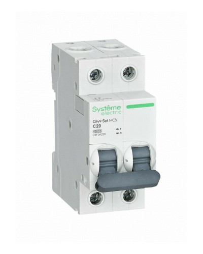 City9 Set 2P 20А 4.5kA С (C9F34220). Автоматический выключатель. Systeme Electric в Якутске