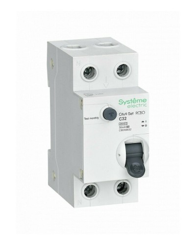 City9 Set 1P+N С 32А 4.5kA 30мА A 230В (C9D55632). Автоматический выключатель дифференциального тока. Systeme Electric в Якутске