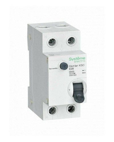 City9 Set 1P+N С 25А 4.5kA 30мА A 230В (C9D55625). Автоматический выключатель дифференциального тока. Systeme Electric в Якутске