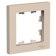AtlasDesign рамка 1-местная, песочный (ATN001201). Рамка. Systeme Electric