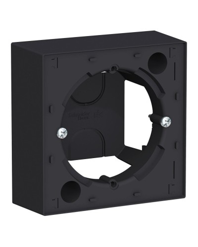 AtlasDesign коробка для наружного монтажа, карбон (ATN001000). Коробка монтажная. Systeme Electric в Якутске