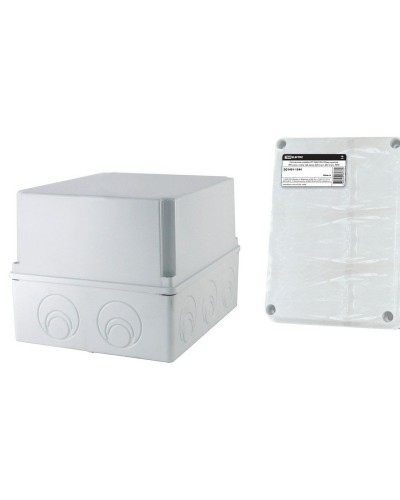 Коробка ОП 240х195х165мм, крышка, IP55, кабельные вводы d28-3шт, d37-2шт (SQ1401-1274). Распаячная коробка. TDM ЕLECTRIC в Якутске