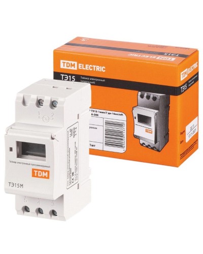 ТЭ15М-1мин/7дн-32on/off-30А-DIN TDM (SQ1503-0037). Таймер электронный. TDM ЕLECTRIC в Якутске