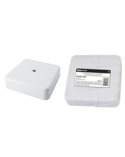Коробка КР 100х100х29 ОП белая, IP40 (SQ1401-0907). Распаячная коробка. TDM ЕLECTRIC в Якутске