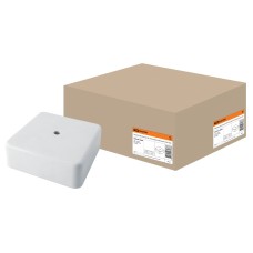 Коробка КР 100х100х44 ОП белая, IP40 (SQ1401-0209). Распаячная коробка. TDM ЕLECTRIC