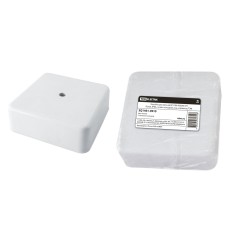 Коробка КР 100х100х44 ОП белая, IP40, с клеммной колодкой (SQ1401-0910). Распаячная коробка. TDM ЕLECTRIC