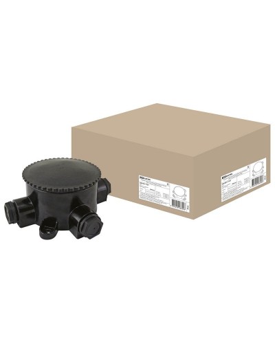 КЭМ 2-660-3 ОП D95мм IP65, 3-х рожковая (карболит) TDM (SQ1401-1101). Коробка электромонтажная. TDM ЕLECTRIC в Якутске
