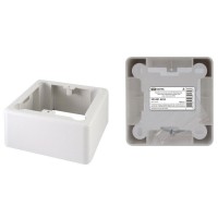 Коробка установочная ОП 85х85х42мм, 1-местная, подъемная, белая, IP20 TDM (SQ1401-0232). Коробка установочная ОП. TDM ЕLECTRIC