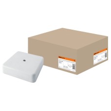 Коробка КР 100х100х29 ОП белая, IP40 (SQ1401-0207). Распаячная коробка. TDM ЕLECTRIC