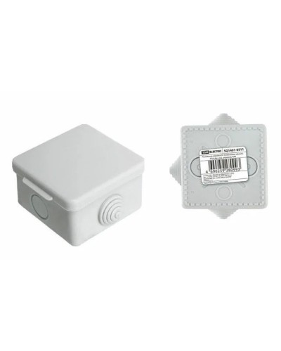 Коробка ОП 65х65х50мм, крышка,  IP54, 4вх. (SQ1401-0111). Распаячная коробка. TDM ЕLECTRIC в Якутске