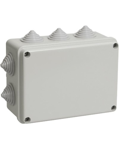 Коробка ОП 150х110х70мм, крышка, IP55, 10 гермовводов (SQ1401-1242). Распаячная коробка. TDM ЕLECTRIC в Якутске