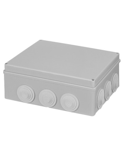Распаячная коробка ОП 240х190х90мм, крышка, IP55, 12 гермовводов TDM (SQ1401-1143). Распаячная коробка ОП. TDM ЕLECTRIC в Якутске