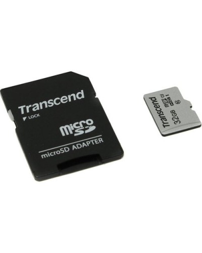TS32GUSD300S-A. Карта памяти microSDXC, 32 ГБ, Class 10. TRANSCEND в Якутске