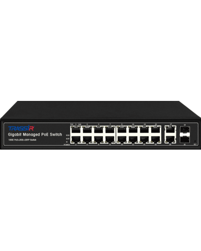 TR-NS24202S-300-16PoE. Коммутатор с PoE. Trassir в Якутске