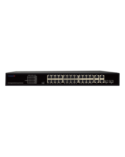 TR-NS14282C-370-24POE. Коммутатор с PoE. Trassir в Якутске