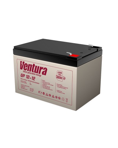 Ventura GP 12-12. Аккумулятор герметичный свинцово-кислотный. Ventura в Якутске